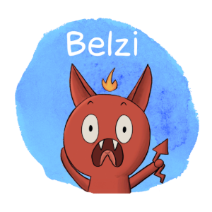 Wilkommen bei der Edition Helden 5 Belzi aus der Buchreihe Belzi vor blauem Hintergrund.