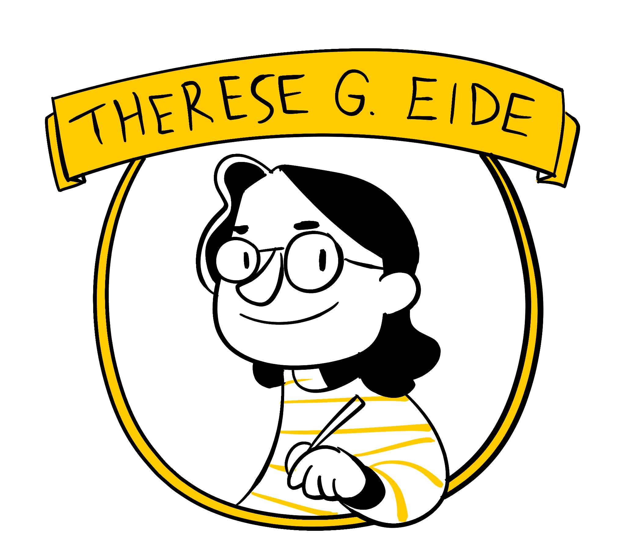 Porträtillustration von Therese G. Eide