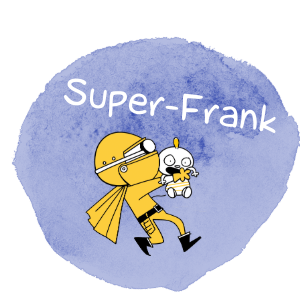 Super-Frank (1) Aquarell mit Super-Frank
