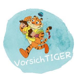 VorsichTIGER (1) Aquarell mit dem VorsichTIGER
