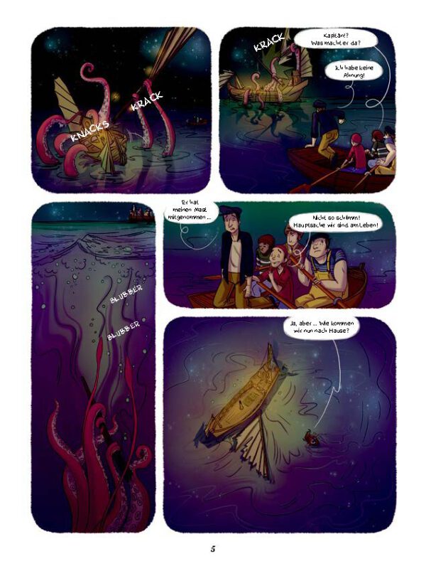 Enola und die fantastischen Tiere Band 3 Der Krake, der Mundgeruch hatte – Bild 4