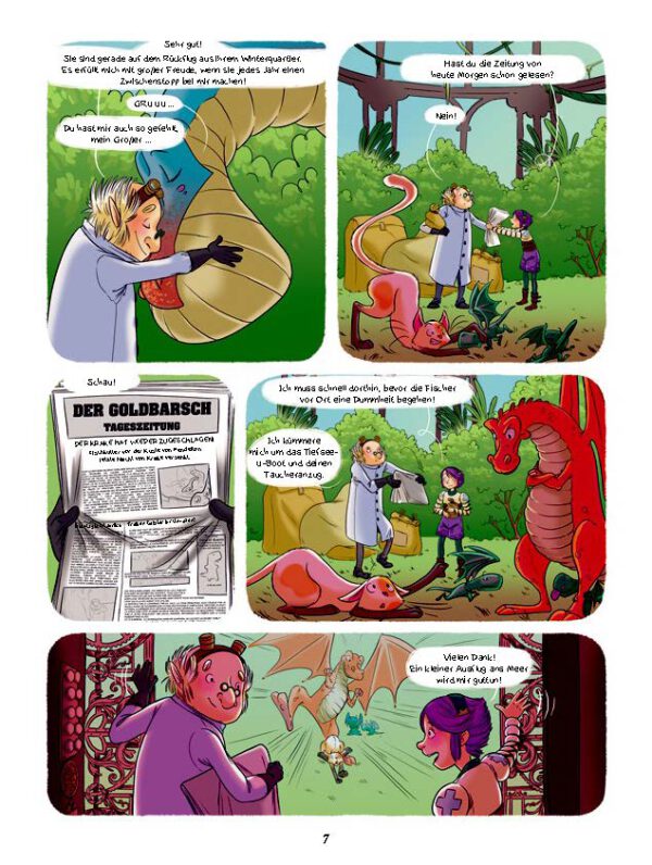 Enola und die fantastischen Tiere Band 3 Der Krake, der Mundgeruch hatte – Bild 5