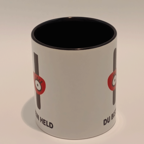 Tasse Du bist mein Held – Bild 4