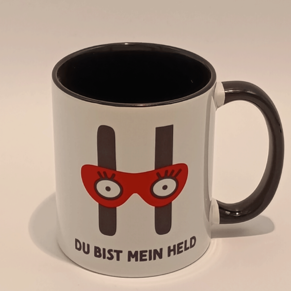 Tasse Du bist mein Held – Bild 2