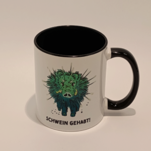 Tasse Kaktuswildschwein Schwein gehabt!